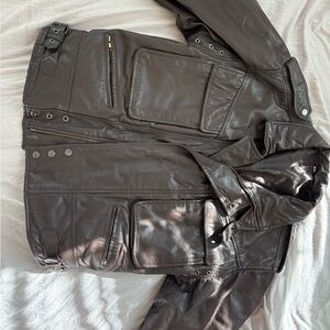 Men's Brown Leather Jacket
